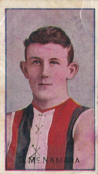 1907-08 Sniders and Abrahams Australian Footballers - Victorian League Players Series D #NNO Dave McNamara Front